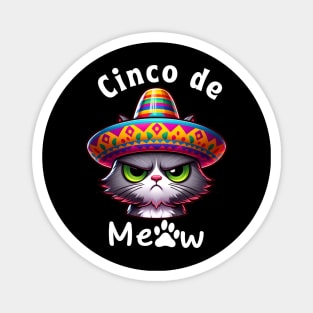 CINCO DE MEOW Magnet